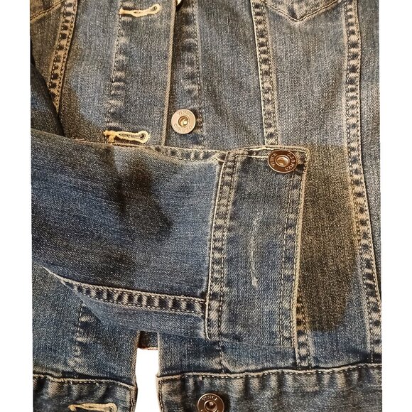 VINCE CAMUTO Blue Jean Jacket S - Picture 9 of 15